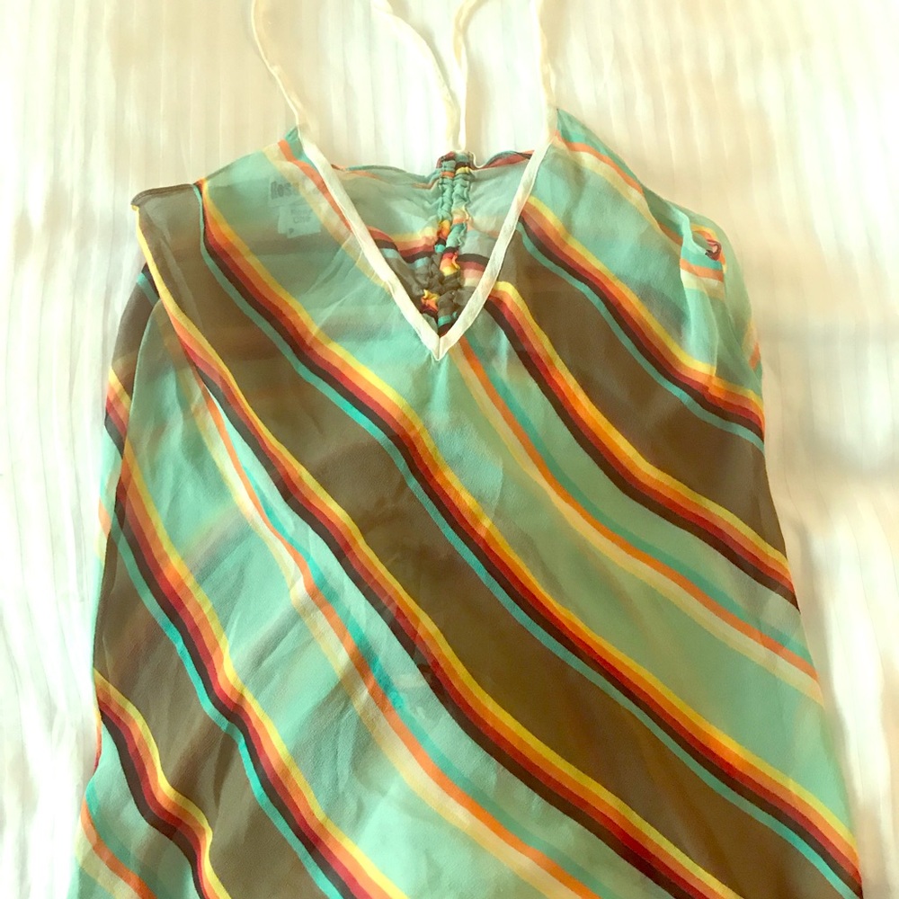 Rosa Chá silk sleeveless top, vintage
